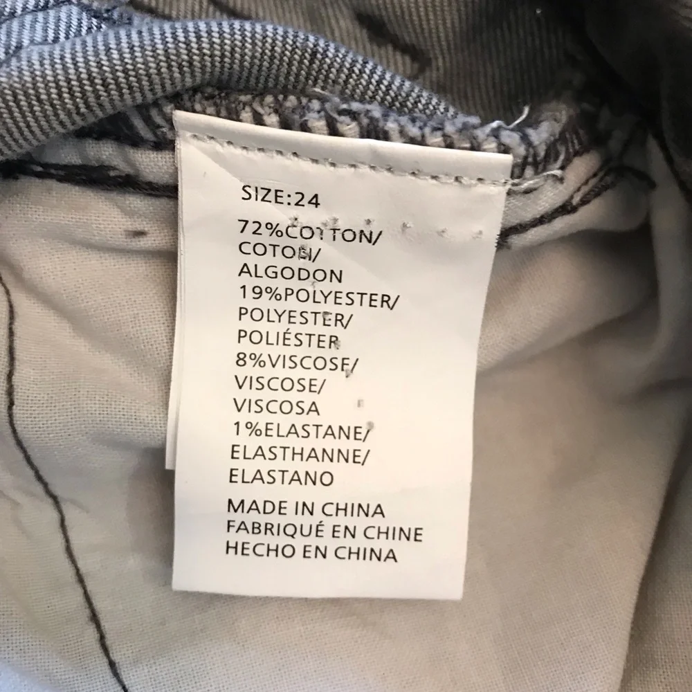 ONeill Skinny Jeans NEW Womens Size 0 Waist 24 Smoke Grey Anthony - Picture 15 of 16